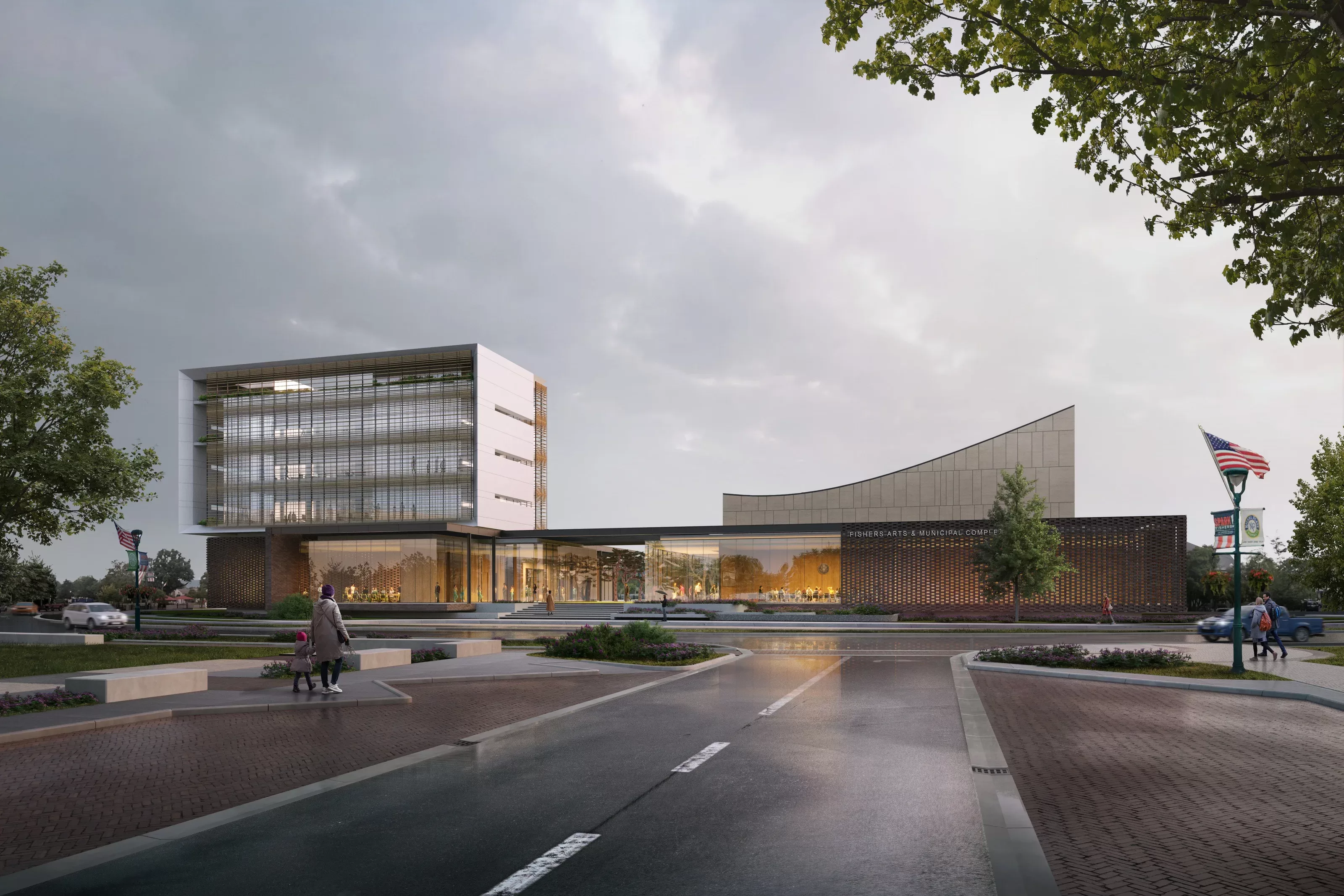 Fishers Arts and Municipal Complex Indianapolis  |  Studio Axis